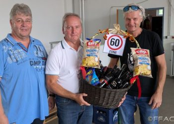 Geburtstagsfeier mit Feuerwehrkameraden